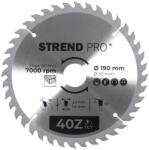  Tárcsa Strend Pro TCT, 190x2.4x30/20 mm, 40T, fához, fűrész, SK lapkák