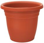 ICS Virágcserép ICS THEA, 20x15 cm, terrakotta színű, műanyag