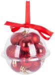  Gömbök MagicHome Karácsony, 12 db, 3 cm, piros, karácsonyfára