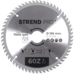  Tárcsa Strend Pro TCT, 185x2.2x30/20 mm, 60T, fához, fűrész, SK lapkák