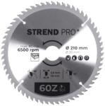  Tárcsa Strend Pro TCT, 210x2.6x30/20 mm, 60T, fához, fűrész, SK lapkák