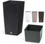 Prosperplast Virágcserép RATO Square 325, barna, betét