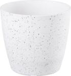 Strend Pro Virágcserép Strend Pro Stone, 23x20, 5 cm, fehér, kő hatású