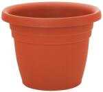 ICS Virágcserép ICS THEA, 16x12 cm, terrakotta színű, műanyag