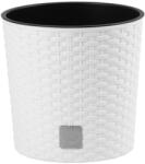 Prosperplast Virágcserép betéttel RATO Round 300, fehér