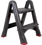 Keter Fellépő Curver® STEP STOOL, műanyag, 2 fokozatú, fogantyú nélkül, kétoldalas
