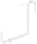  Akasztó Strend Pro, fehér, fém virágláda tartó, 2 db-os csomag