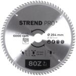  Tárcsa Strend Pro TCT, 254x3.0x30/20 mm, 80Z, fához, fűrész, SK lapkák