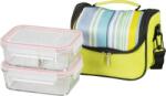 MagicHome Tárolóedény MagicHome, Szett 2 db, 2 x 900 ml, téglalap alakú, hűtődobozzal, termodoboz, termotáska,
