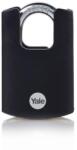 Yale Zár Yale Y121B/40/125/1, High Security, lakat, fekete, 46 mm, 3 kulcs