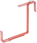  Akasztó Strend Pro, barna, fém virágláda tartó, 2 db-os csomag