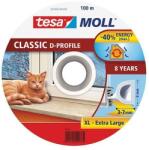 Tesa® Tömítés tesamoll® D profil, 9 mm, fehér, L-100 m, ablakokhoz és ajtókhoz