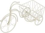MagicHome Dekoráció MagicHome Mecco, Virágcserép állvány, kerékpár, 52x22x32 cm