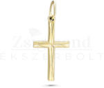  14 karátos arany kereszt medál (AU13685) AU13685