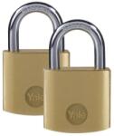 Yale Lakat Yale Y110B/40/122/2, Standard Security, függő, 40 mm, 2 azonos zárszerkezet 3 kulccsal