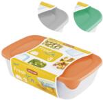 Keter Tárolóedény Curver® Set Rectangular, szett 3 db, 500/1000/2000 ml, menta/szürke/barack vegyes színek