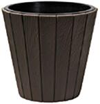 Prosperplast Virágcserép betéttel WOODE 490, 54 liter, barna