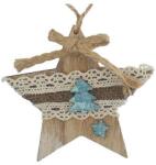 MagicHome Dísz MagicHome, Csillag, akasztható, 5 db-os csomag, 10 cm, Karácsonyra