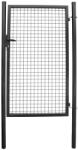  Kapu Strend Pro METALTEC ECO, 1000/1500/50x50 mm, szögletes keret, antracit, egyszárnyú, kerti, ZN+P