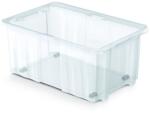 Prosperplast Doboz CARGO NCC24, 600x400x260 mm, műanyag, kerekekkel