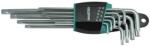 WHIRLPOWER Kulcs készlet Whirlpower® 158-1109, 9 részes, hosszított, Torx, ExtraLong