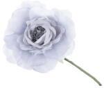  Virág MagicHome, bazsarózsa, kékesszürke, szár, virágméret: 16 cm, virághossz: 24 cm, 6 db-os csomag