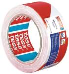 TESA Szalag tesa® PRO Marking, ragasztó, figyelmeztető, piros-fehér, 50 mm, Hossz: 33 m