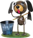 MagicHome Dekoráció MagicHome Mecco, Kutya kapával, bádog, 27x16x29 cm