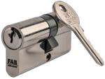 FAB Cilinderbetét FAB HOME 1.00*/DNs 30+35, 3 kulcs, építőipari, fényes nikkel