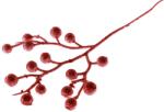  Ág MagicHome Karácsony, Csillogó bogyók, piros, 28 cm