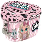 DERFORM Best Friends szív alakú persely lakattal - Cute (SKSBF10)