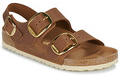 Birkenstock Papucsok Milano Big Buckle LEOI Cognac HEX Barna 37