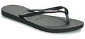 Havaianas Lábujjközös papucsok SLIM GLITTER II Fekete 35 / 36