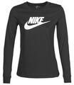 Nike Hosszú ujjú pólók W NSW TEE ESSNTL LS ICON FTR Fekete EU S