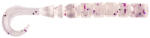 Mustad Aji Curly Tail 2.5 Clear Purple Glitter 12db/csomag (m8065012)