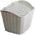 Totho Kosár első szerelhető MŰANYAG FONOTT fedeles 26-28" /fehér (KOS0086)