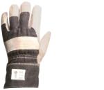 Z-TOOLS EP munkavédelmi bőrkesztyű, szürke marhahasíték/farmer kézhát, tenyérbélés 10-es No. 202 (070101-0007)