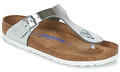 Birkenstock Lábujjközös papucsok Gizeh Soft Footbed Ezüst 36