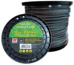 Wolker Fűnyíró damil 3, 0mm 142m négyszög dual-cut profi Trimmer Line (81730142)