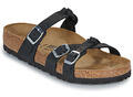 Birkenstock Papucsok Franca Braided LEOI Black Fekete 40