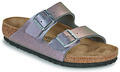 Birkenstock Papucsok Arizona BF Saffiano Iridescent Viola Ezüst 37