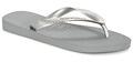 Havaianas Lábujjközös papucsok TOP METALLIC Szürke 35 / 36