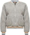 Vlnka Gyapjú bomber dzseki szürke ruházat méretei S/M