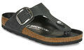 Birkenstock Lábujjközös papucsok Gizeh Big Buckle LEOI Black HEX Fekete 36