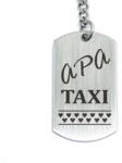 R.M. ékszer Apa taxi bérlet acél medálos kulcstartó (13226-RM-D)