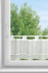 Takoy Perdea din vitraliu VINCE realizată predominant din țesătură bumbac, decorată cu dantelă 150 x 30 cm