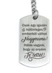 R. M. ékszer Te lettél a Nagymamám acél medálos kulcstartó (16572RM)