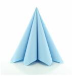 Mank textilhatású szalvéta 40x40 cm 50 lap/csomag - világoskék