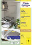 AVERY univerzális címke - sárga 105x148mm (3459)