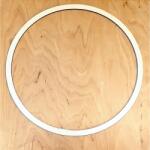  Natúr fa karika, 1 cm széles, karika külső átmérője: 25 cm